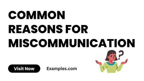 reasons for miscommunication|another word for miscommunication.
